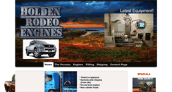 Desktop Screenshot of holdenrodeoenginesaustralia.com.au